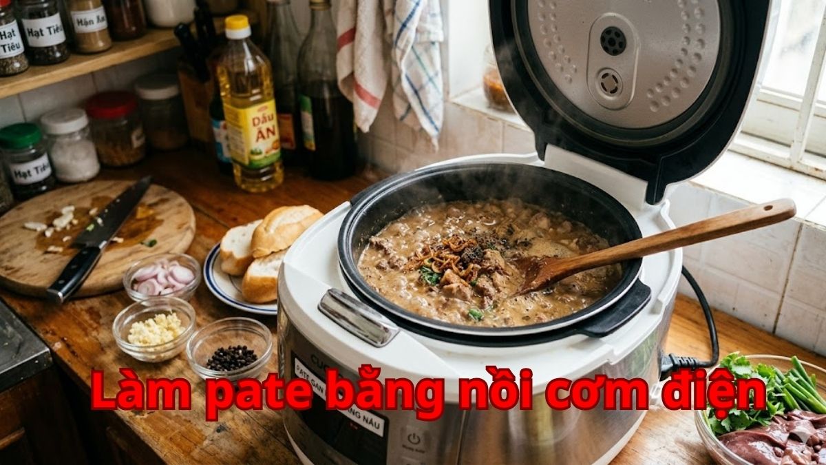 Cách làm pate bằng nồi cơm điện siêu tốc, ngon không kém ngoài hàng